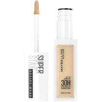 Maybelline New York Super Stay Liquid Concealer Makeup, Full Coverage Concealer, Até 30 Horas Wear, Transfer Resistant, Natural Matte Finish, Sem Óleo, Disponível em 16 Tons, 22, 0.33 fl oz