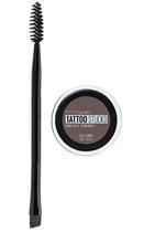 Maybelline New York Tattoostudio Pomade Long Lasting, Buildable, Maquiagem de Sobrancelha, Ash Brown, 0.106 Oz