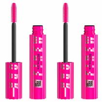 Maybelline NY Lash Sensational Firework Máscara de Cílios Lavável Preto Kit com 2 Unidades