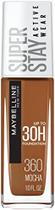 Maybelline Super Stay Cobertura Completa Liquid Foundation Maquiagem, Mocha, 1 Fl Oz