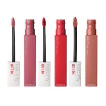 Maybelline Superstay Matte Ink Kit 3 Batons Matte