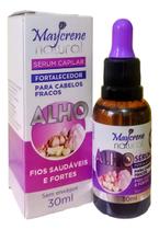 Maycrene sérum capilar alho fortalecedor 30ml
