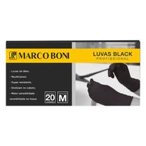 MB 1454 Luva Black M - Caixa C/ 20 UND