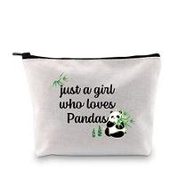 MBMSO Panda Makeup Bag apenas uma menina que ama Pandas Panda Amante Presentes Panda Presentes Panda para Meninas (Apenas uma menina que ama Pandas)