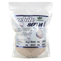 MBREDA AREIA PEROLADA WHITE SAND SACO 2Kg - MBREDA AQUAPAISAGISMO