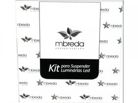 Mbreda kit cabos p/ suspender luminárias led - un