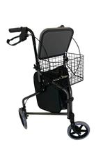 Mbrla891L - Andador Em Aluminio De 03 Rodas Prata Com Cesto Mbrla891L - Andador Em Aluminio De 03 Rodas Prata Com Cesto