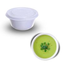 MC-200 Cumbuca Isopor 200ML Com Tampa Com 100 Unidades