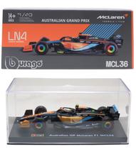 McLaren MCL36 - Lando Norris 4 - Australian GP - Acrílico - Formula 1 2022 - McLaren Formula 1 Team - 1/43 - Bburago
