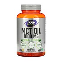 MCT Oil Óleo Coco 1000mg 150 Softgels Now Sports