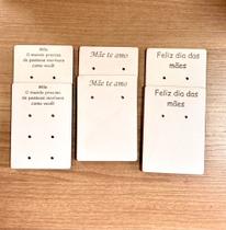 MD2 Kit 6 cartelas mdf para brincos dia das mães artesanato resina MD2 Kit 6 cartelas mdf para brincos dia das mães artesanato resina