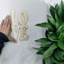 MDF cru 3mm Palavra Love Em Opções de Tamanhos, Artesanato, Decoração,Pintura.