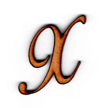 MDF - Letras Manuscritas 3cm