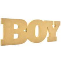 MDF Palavra - Boy 35 X11,5 X1,5