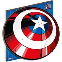 Mdf Quadro Escudo Capitao America Festcolor