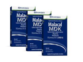 Mdk Cálcio Citrato Malato, Vitamina D3, Vitamina K2, Magnésio Kit 3 unidades com 30 Comprimidos Cada