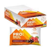 Meal Bar Probar Superfruit Slam, não transgênico, sem glúten, 12x