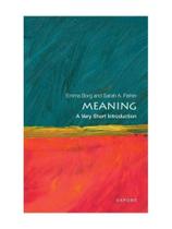 Meaning - a very short introduction