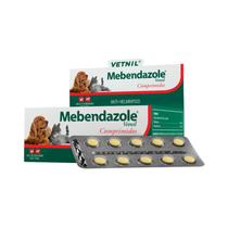Mebendazole Vetnil 150 mg para Cães e Gatos 10 Comprimidos Mebendazole Vetnil 150 mg para Cães e Gatos 10 Comprimidos