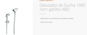 Meber Ducha Desviador Gatilho 1990 25599.0