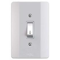 Mec-tronic - conjunto 4x2 - 1 pulsador campainha 10a/250v Mec-tronic - conjunto 4x2 - 1 pulsador campainha 10a/250v