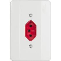 Mec-tronic - conjunto 4x2 - 1 tomada vermelha 20a