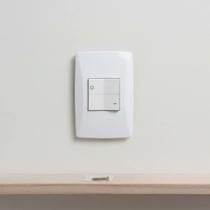 Mec-tronic petra - conjunto 4x2 - 1 interruptor bipolar 10a