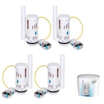 Mecanismo Caixa Acoplada Kit 4 Uni Reparo Descarga Vaso Assento Sanitario Tanque Banheiro Acessorio Higienico Casa Mecanismo Caixa Acoplada Kit 4 Uni Reparo Descarga Vaso Assento Sanitario Tanque Banheiro Acessorio Higienico Casa