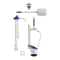 Mecanismo Completo Para Caixas Acopladas Universal Simples Astra Mu-sp Acionamento Superior Branco Mu-sp*br