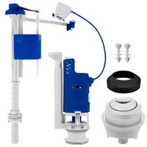 Mecanismo Completo Universal Duplo Acionamento Superior Lateral P/ Caixa Acoplada Cabo Aço Mecanismo Completo Universal Duplo Acionamento Superior Lateral P/ Caixa Acoplada Cabo Aço