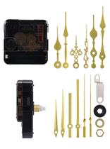 Mecanismo de Relógio Sangtai 6168 Alto Torque Kit com 2 Unidades e Ponteiros Dourados Mecanismo de Relógio Sangtai 6168 Alto Torque Kit com 2 Unidades e Ponteiros Dourados