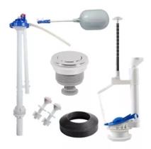 mecanismo para caixa acoplada astra kit completo acionamento simples botão cromado - mus