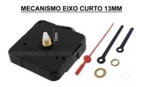 Mecanismo Relógio Parede Eixo Curto 13mm Tic Tac Mecanismo Relógio Parede Eixo Curto 13mm Tic Tac