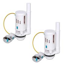 Mecanismo Reparo Caixa Acoplada Kit 2 Uni Descarga Vaso Assento Sanitario Tanque Banheiro Acessorio Higienico Casa
