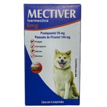 Mectiver Antipulgas Carrapatos Vermes e Sarnas Para Cães 6mg Mectiver Antipulgas Carrapatos Vermes e Sarnas Para Cães 6mg