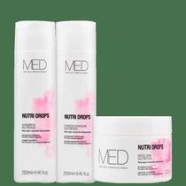 Med For You Nutri Drops Kit Shampoo Condicionador e Máscara