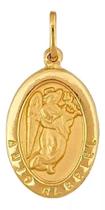 Medalha Anjo Gabriel Em Ouro 18k - MISSXL JOIAS