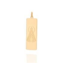 Medalha ave maria folheada a ouro 542258 Rommanel
