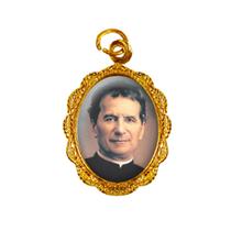Medalha de alumínio - Dom Bosco - Mod. 2 (vendas por cento)