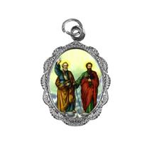 Medalha de alumínio - São Pedro e São Paulo (vendas por cento) Medalha de alumínio - São Pedro e São Paulo (vendas por cento)