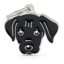 Medalha de Identificação para Cão Labrador Preto - MyFamily Friends Mf31 Black