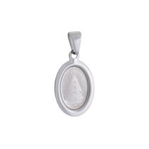 Medalha de Nossa Senhora Aparecida em Inox Gravada a Laser Medalha de Nossa Senhora Aparecida em Inox Gravada a Laser