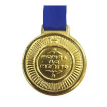 Medalha de Ouro, Prata ou Bronze Honra ao Mérito C/Fita Azul 29mm Agel