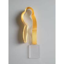 Medalha Esportiva com Fita Acrílico Quadrada Irmossi 5cm Medalha Esportiva com Fita Acrílico Quadrada Irmossi 5cm