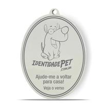 Medalha Furacao Pet Identidade Inox - Furacão Pet
