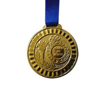 Medalha Gedeval 35Mm Ouro Com Fita - Única Un