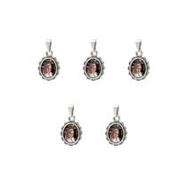 Medalha Imaculado Coração de Maria - KIT 05 Unidades - 1,5 cm - Níquel - Oval - Foto Resinada Medalha Imaculado Coração de Maria - KIT 05 Unidades - 1,5 cm - Níquel - Oval - Foto Resinada