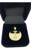 Medalha Letra I Idêntico A Ouro Banhado a Ouro Joias Nobre Medalha Letra I Idêntico A Ouro Banhado a Ouro Joias Nobre