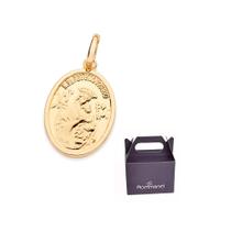 Medalha N.S. Perpétuo Socorro Banhado a Ouro Rommanel 542821 Medalha N.S. Perpétuo Socorro Banhado a Ouro Rommanel 542821