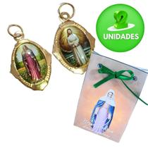 Medalha N Sra das Lágrimas+Jesus Manietado +Sacolinha 2 unid - OS ARCANJOS